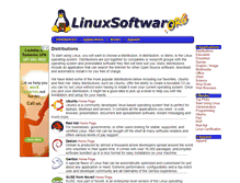 Tablet Screenshot of linuxsoftware.org